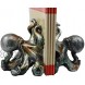 Ebros Nautical Coastal Sea Monster Octopus Bookends Set Statue in Faded Bronze Antique Finish 6.25 H Mythical Sea Giant Cthulhu Kraken Decorative Office Study-Room Library Desktop Decor Figurines