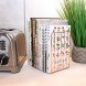 Elegant Rose Gold Bookends Pair 4.7x3.7x7 Premium Stainless Steel with Exquisite Look Feel Texture Book Ends. Fashion & Nobility for Shelves Kitchen Cookbooks Decorative for Adults & Kids