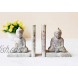 Handmade Buddha Book Ends HandCarved Soapstone Decorative Bookend Home Décor Book Ends