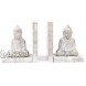 Handmade Buddha Book Ends HandCarved Soapstone Decorative Bookend Home Décor Book Ends