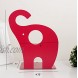 Leoyoubei Steel Book Racks Cute Elephant Art bookends Desk Accessories & Workspace Organizers Kids Bedroom Or playroom Office or Gift -Small Books,Book Organizer Non-Slip 1 Pairs Pink