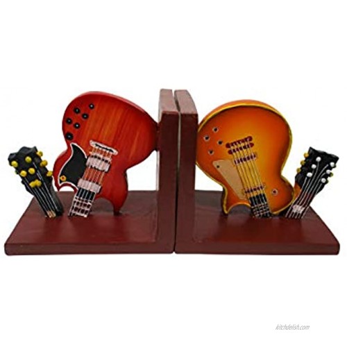 Trademark Innovations Guitar Gift Music Decorative Bookends